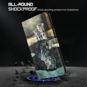 ART Peňaženkový kryt Motorola Moto G22 CAT TIGER