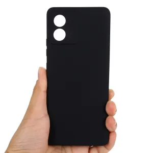 RUBBER Ochranný kryt pre Motorola Moto E13 čierny