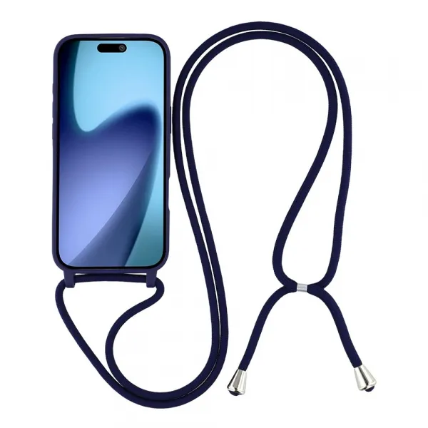 ROPE Kryt so šnúrkou Apple iPhone Air tmavomodrý