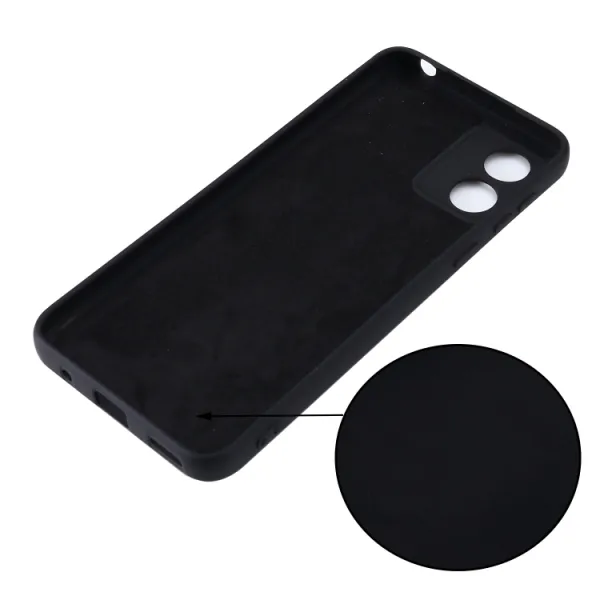 RUBBER Ochranný kryt pre Motorola Moto E13 čierny