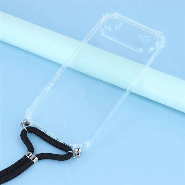 TRANSPARENT ROPE Kryt so šnúrkou Apple iPhone Air priehľadný