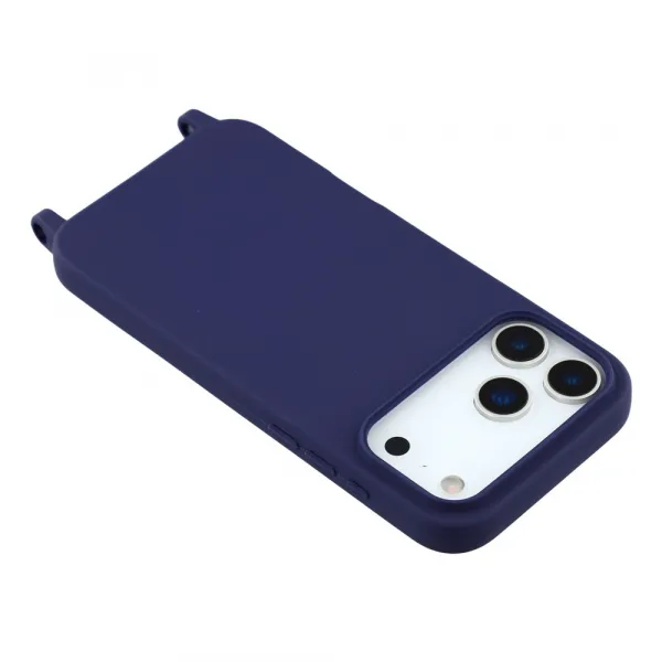 ROPE Kryt so šnúrkou Apple iPhone 17 Pro Max tmavomodrý