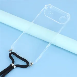 TRANSPARENT ROPE Kryt so šnúrkou Apple iPhone Air priehľadný
