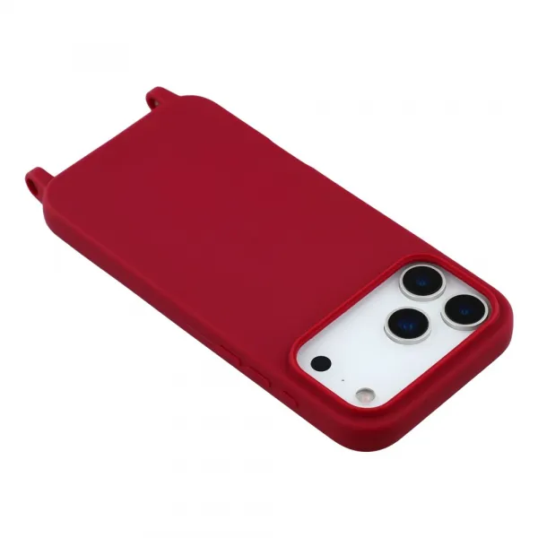 ROPE Kryt so šnúrkou Apple iPhone 17 Pro bordový