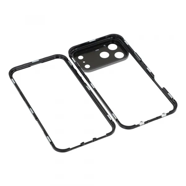 Magnetický kryt 360 pre Apple iPhone 17 Pro Max čierny