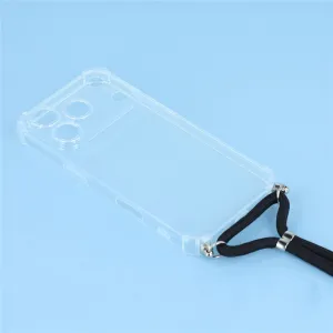 TRANSPARENT ROPE Kryt so šnúrkou Apple iPhone 17 Pro Max priehľadný