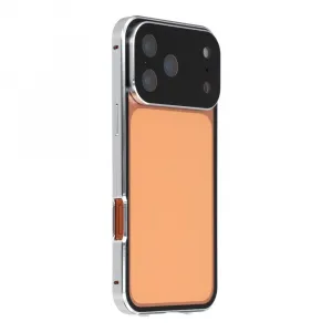 Magnetický kryt 360 pre Apple iPhone 17 Pro strieborný
