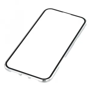 Magnetický kryt 360 pre Apple iPhone 17 Pro strieborný