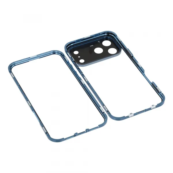 Magnetický kryt 360 pre Apple iPhone 17 Pro Max modrý