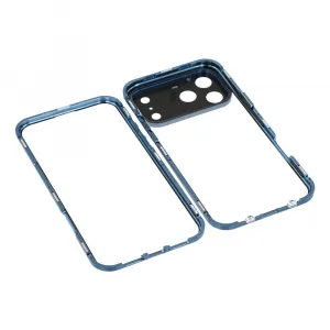 Magnetický kryt 360 pre Apple iPhone 17 Pro Max modrý