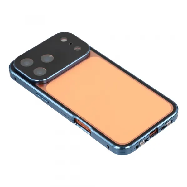Magnetický kryt 360 pre Apple iPhone 17 Pro Max modrý