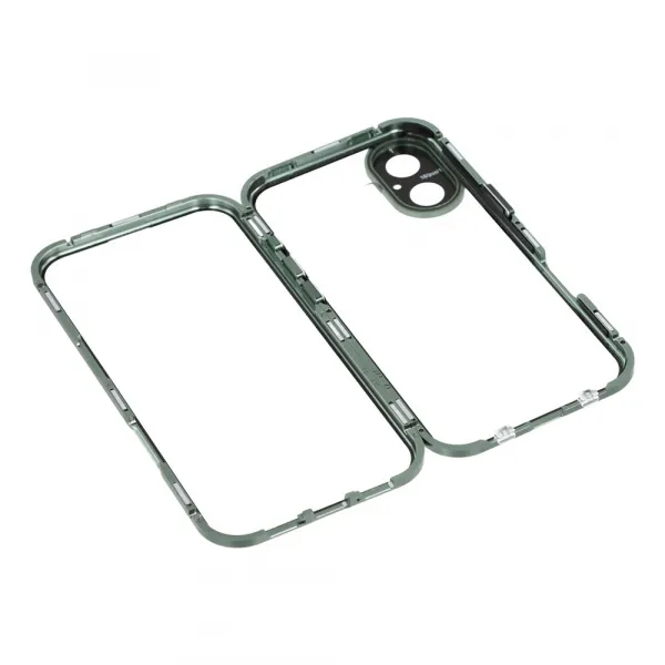 Magnetický kryt 360 pre Apple iPhone 17 zelený