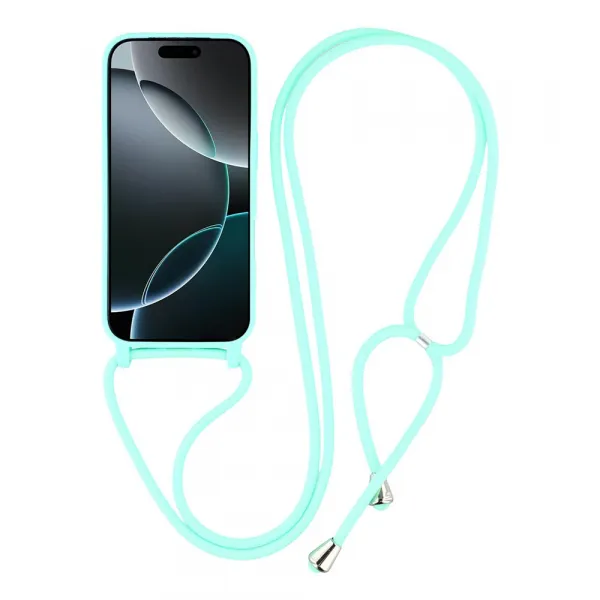 ROPE Kryt so šnúrkou Apple iPhone 17 Pro Max mentolový