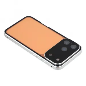 Magnetický kryt 360 pre Apple iPhone 17 Pro strieborný