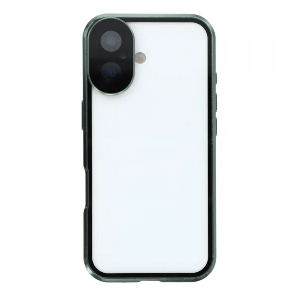 Magnetický kryt 360 pre Apple iPhone 17 zelený