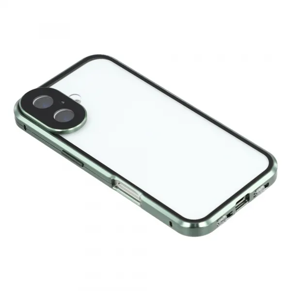 Magnetický kryt 360 pre Apple iPhone 17 zelený