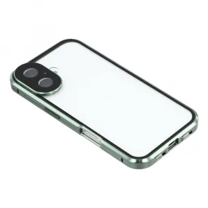 Magnetický kryt 360 pre Apple iPhone 17 zelený