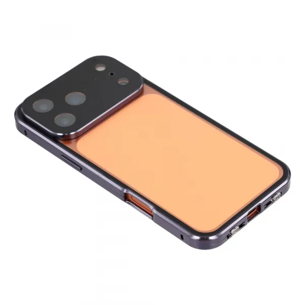 Magnetický kryt 360 pre Apple iPhone 17 Pro Max fialový