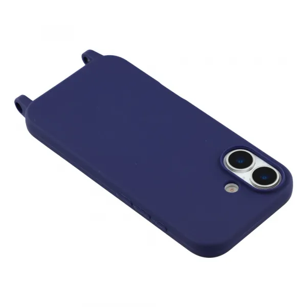ROPE Kryt so šnúrkou Apple iPhone 17 tmavomodrý