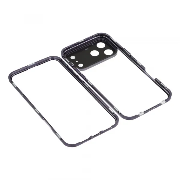 Magnetický kryt 360 pre Apple iPhone 17 Pro Max fialový