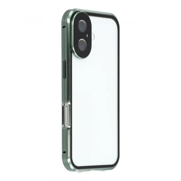 Magnetický kryt 360 pre Apple iPhone 17 zelený