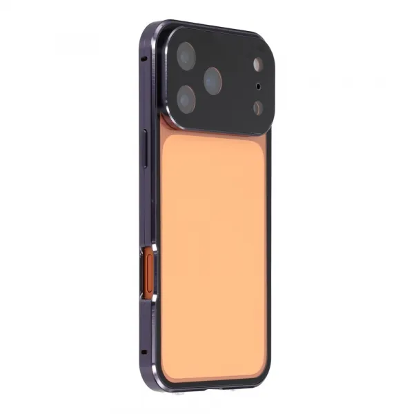 Magnetický kryt 360 pre Apple iPhone 17 Pro Max fialový