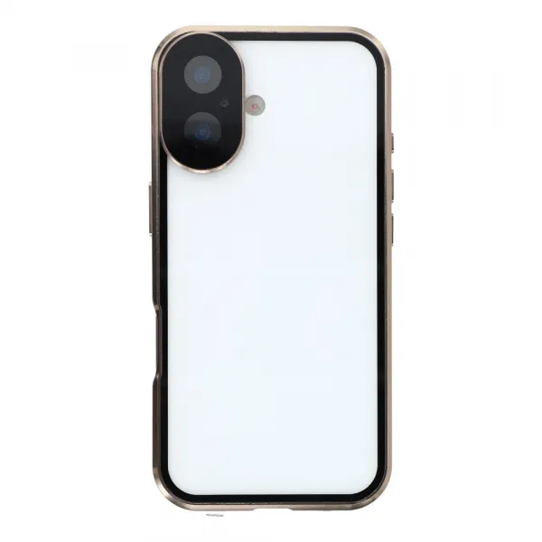 Magnetický kryt 360 pre Apple iPhone 17 zlatý