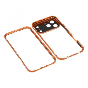 Magnetický kryt 360 pre Apple iPhone 17 Pro oranžový