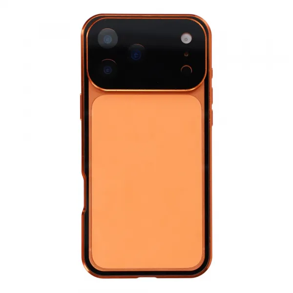 Magnetický kryt 360 pre Apple iPhone 17 Pro oranžový