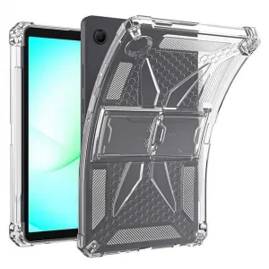 PROTEMIO ARMOR CLEAR Ochranný kryt so stojanom pre Samsung Galaxy Tab A11 priehľadný