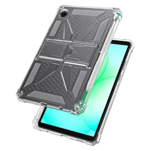 PROTEMIO ARMOR CLEAR Ochranný kryt so stojanom pre Samsung Galaxy Tab A11 priehľadný