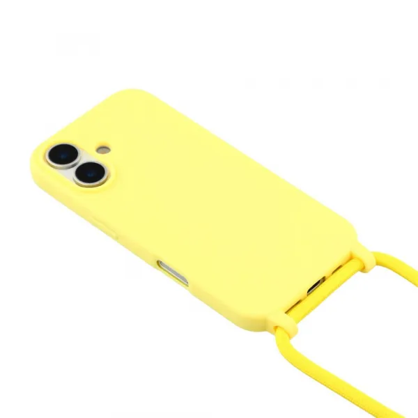 ROPE Kryt so šnúrkou Apple iPhone 17 žltý