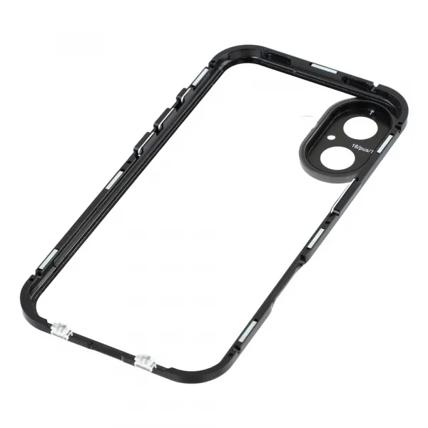 Magnetický kryt 360 pre Apple iPhone 17 čierny