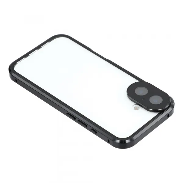 Magnetický kryt 360 pre Apple iPhone 17 čierny