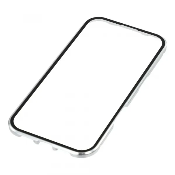 Magnetický kryt 360 pre Apple iPhone 17 strieborný