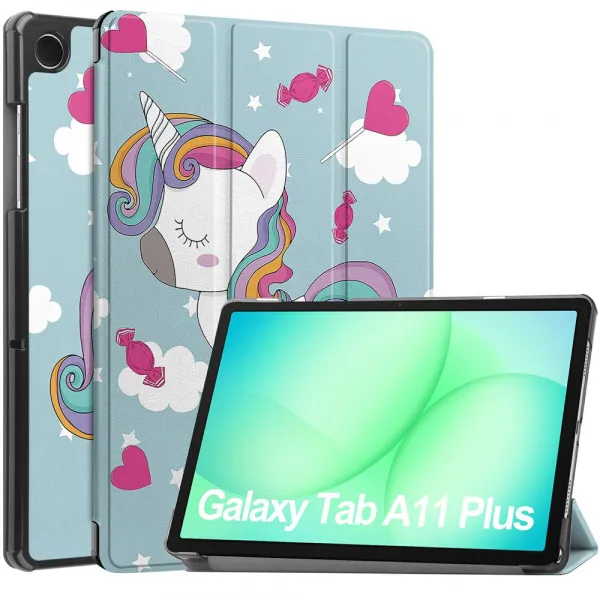 ART Zaklápacie puzdro pre Samsung Galaxy Tab A11+ UNICORN