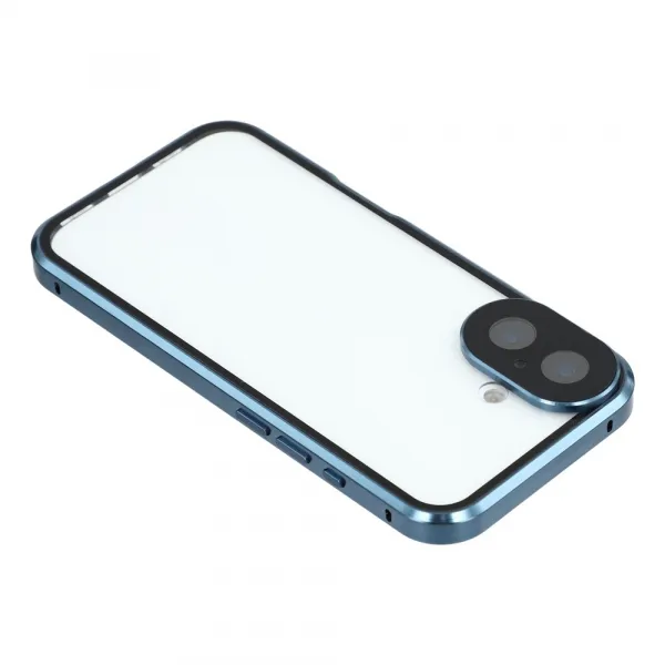 Magnetický kryt 360 pre Apple iPhone 17 modrý