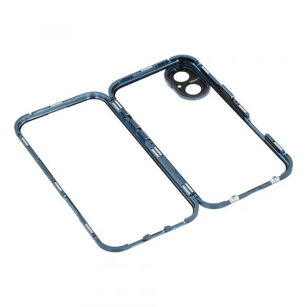 Magnetický kryt 360 pre Apple iPhone 17 modrý