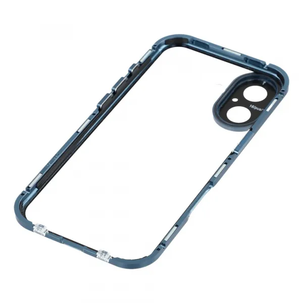 Magnetický kryt 360 pre Apple iPhone 17 modrý