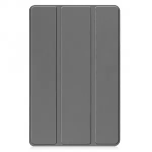 LEATHER Zaklápací kryt pre Samsung Galaxy Tab A11+ šedý