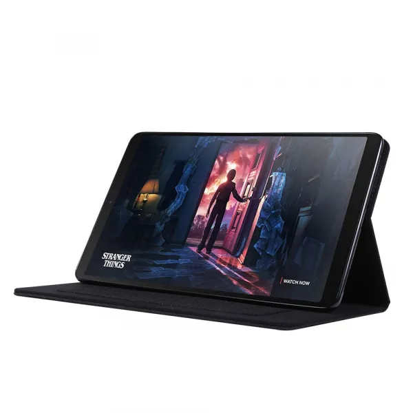 FABRIC Zaklápací kryt pre Samsung Galaxy Tab A 10.1 2019 (T515 / T510) čierny