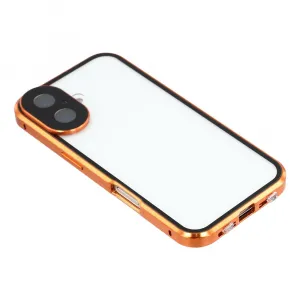 Magnetický kryt 360 pre Apple iPhone 17 oranžový
