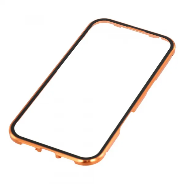 Magnetický kryt 360 pre Apple iPhone 17 oranžový