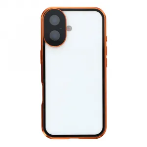 Magnetický kryt 360 pre Apple iPhone 17 oranžový