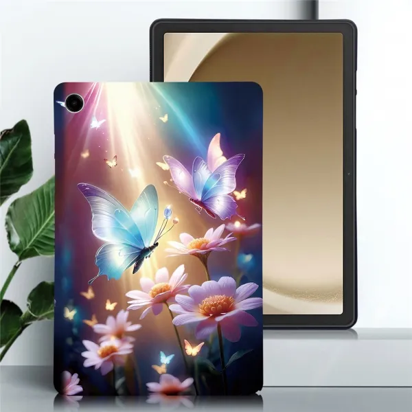 ART TPU Ochranný kryt pre Samsung Galaxy Tab A11+ BUTTERFLY FLORAL