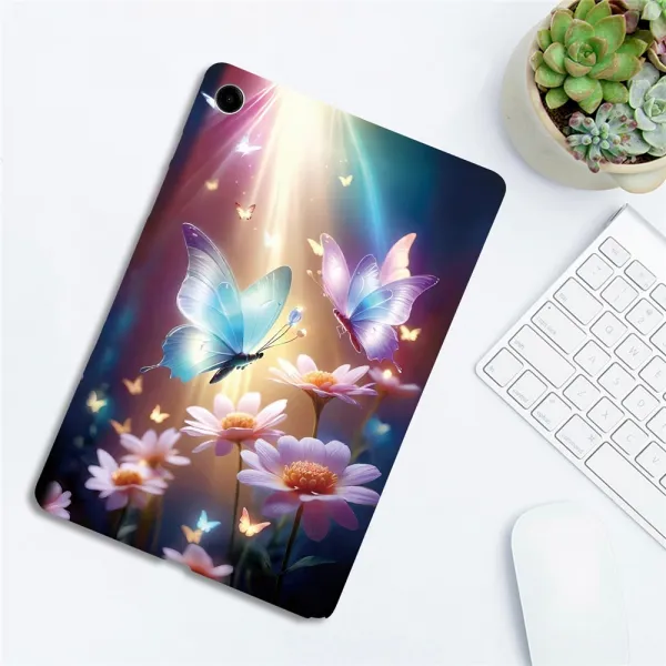 ART TPU Ochranný kryt pre Samsung Galaxy Tab A11+ BUTTERFLY FLORAL