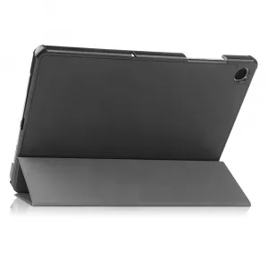 LEATHER Zaklápací kryt pre Samsung Galaxy Tab A11+ čierny