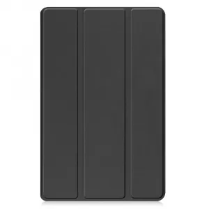 LEATHER Zaklápací kryt pre Samsung Galaxy Tab A11+ čierny