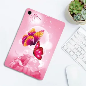 ART TPU Ochranný kryt pre Samsung Galaxy Tab A11+ PINK BUTTERFLY