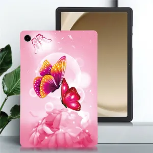ART TPU Ochranný kryt pre Samsung Galaxy Tab A11+ PINK BUTTERFLY